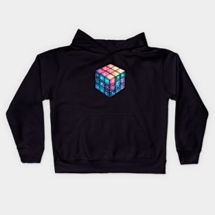 Cosmic Rubik's Cube Kids Hoodie